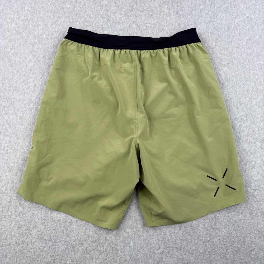 Ten Thousand Shorts Mens Medium Green The Interval Short Workout Lined 9" Inch